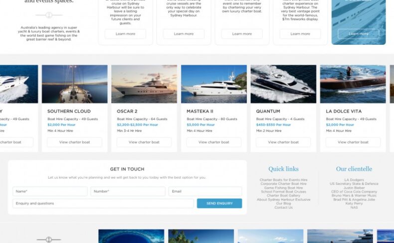 Sydney Harbour Exclusive Launches New Website