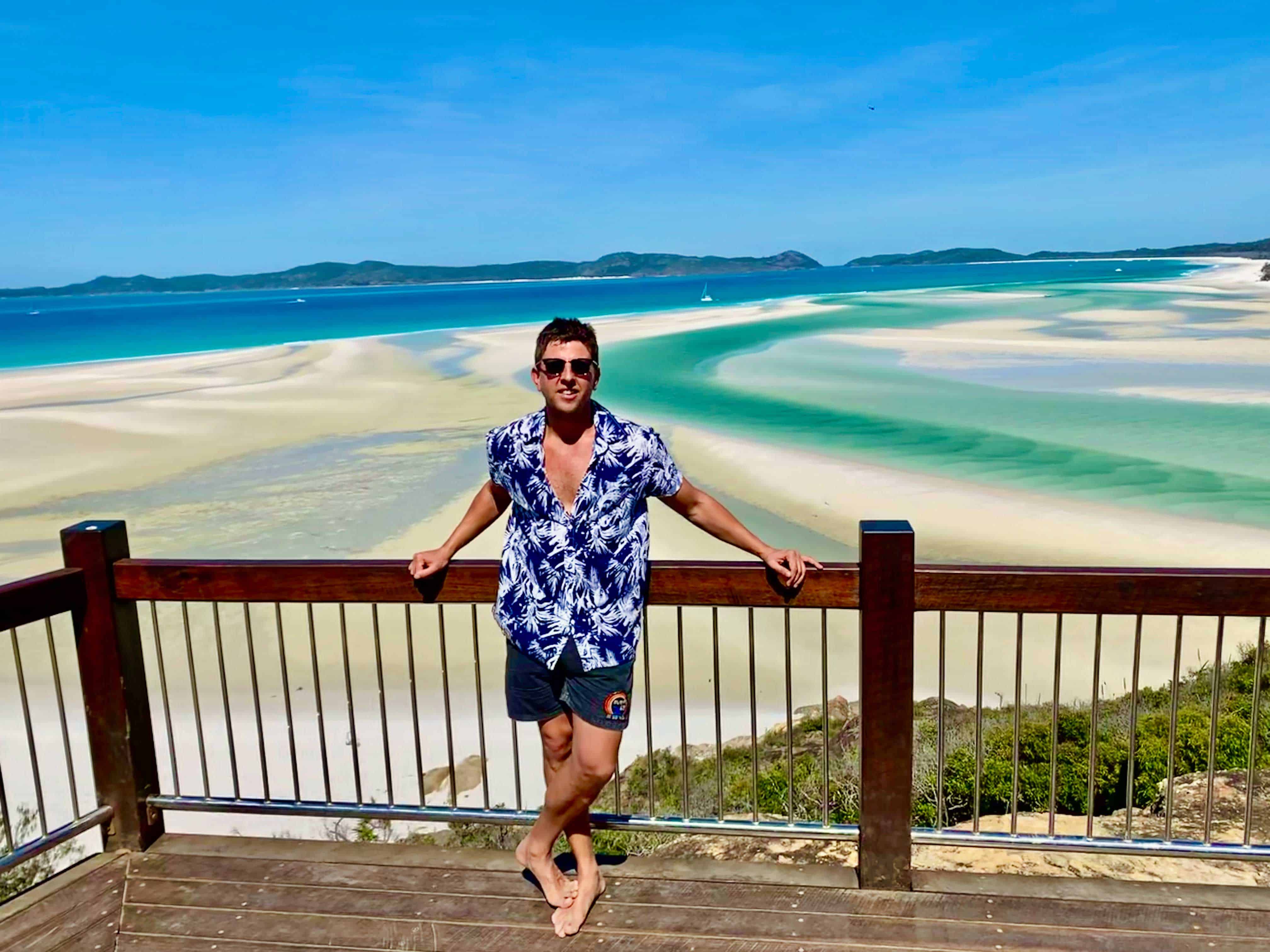 whitehaven beach lookout 