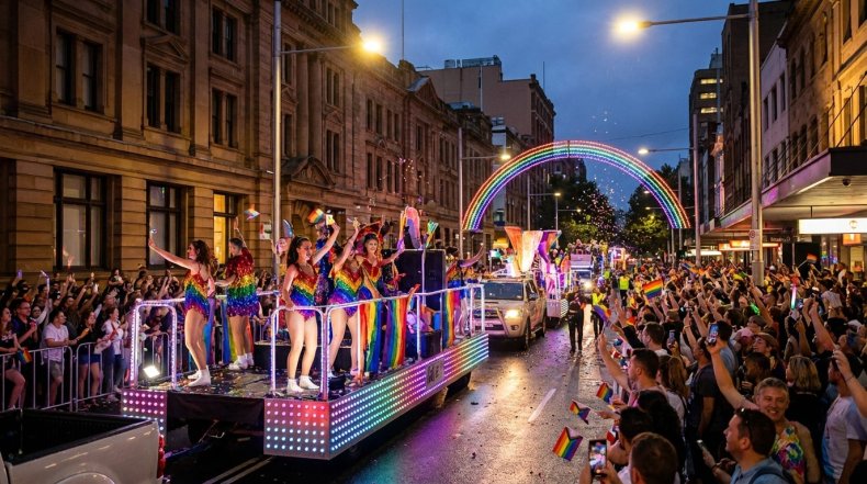 Sydney Mardi Gras Parade Oxford Street